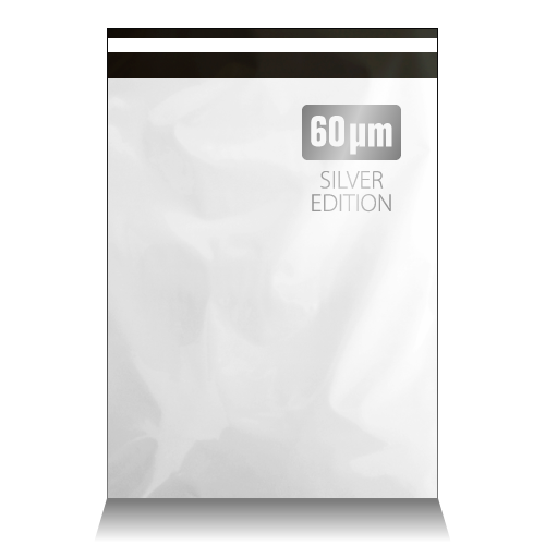 Versandbeutel 35cm+5cm*25cm, wei�, 60�m, 1000 St�ck