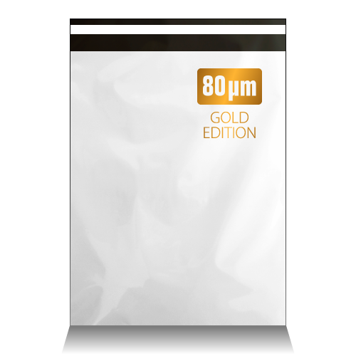 Versandbeutel 35cm+5cm*25cm, wei�, 80�m, 1000 St�ck